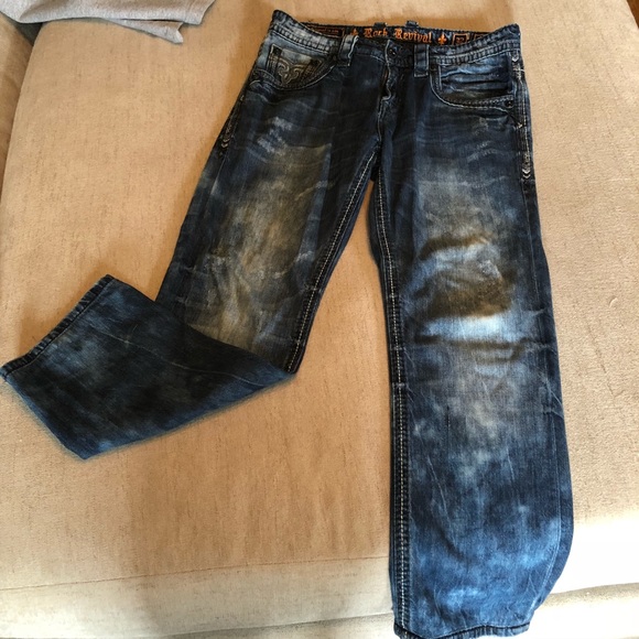 rock revival mens jeans size 32
